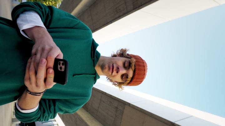 Youthful Energy Captured Under Urban Skies With Smartphone