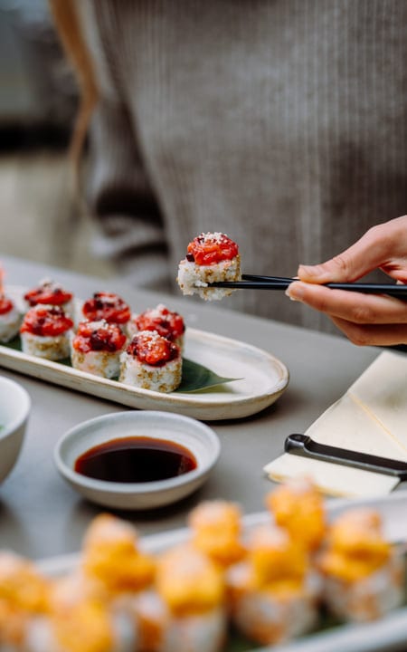 Savoring The Art Of Sushi With Precision and Style