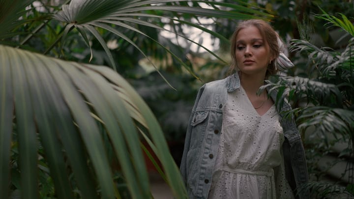 Contemplative Moments In A Lush Tropical Oasis