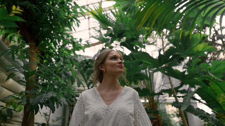 A Moment of Reflection in a Tropical Sanctuary