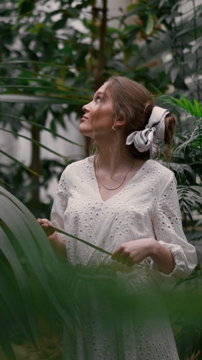 A Tranquil Moment in a Lush Tropical Paradise