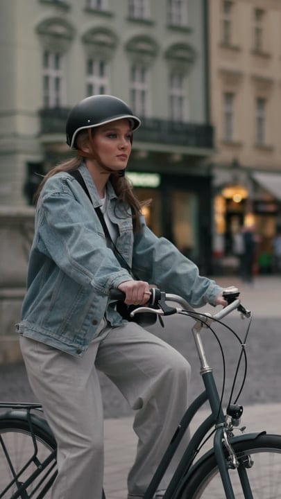 Exploring City Streets On A Classic Bicycle Ride