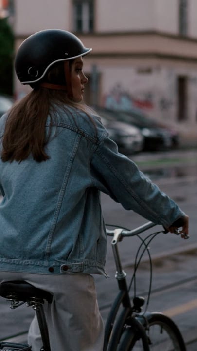 Evening Ride Through A Serene Urban Landscape