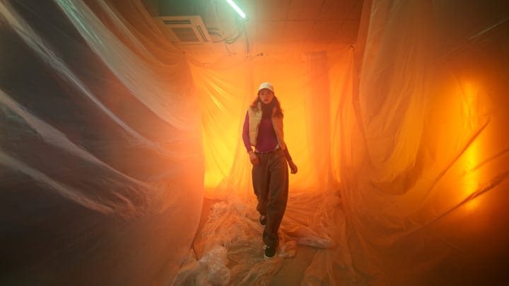 Youthful Confidence Glows In Vibrant Studio Ambiance