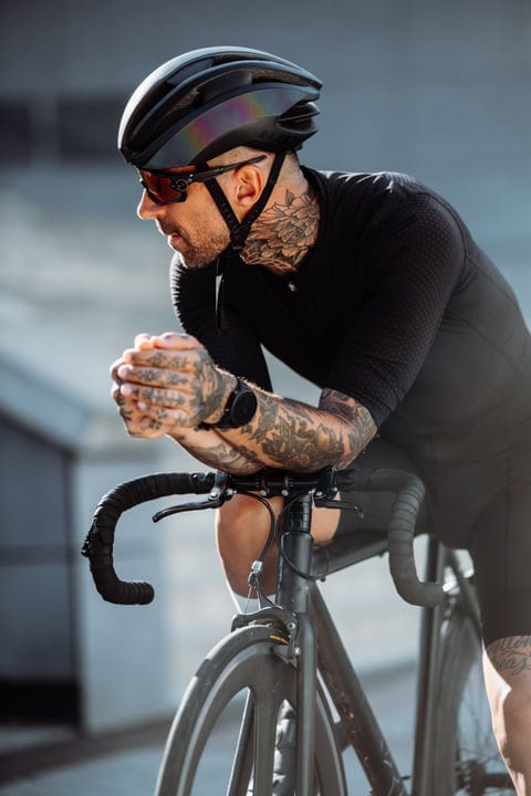 Tattooed Cyclist Embraces The City Ride Challenge