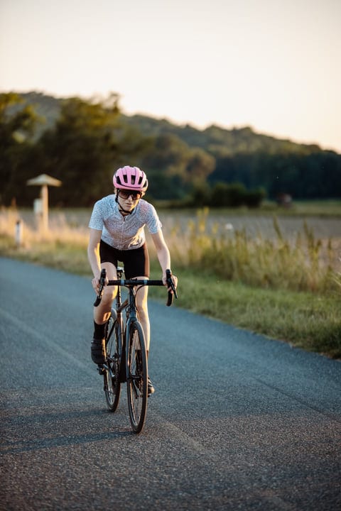 Early Morning Ride Through Scenic Countryside Roads