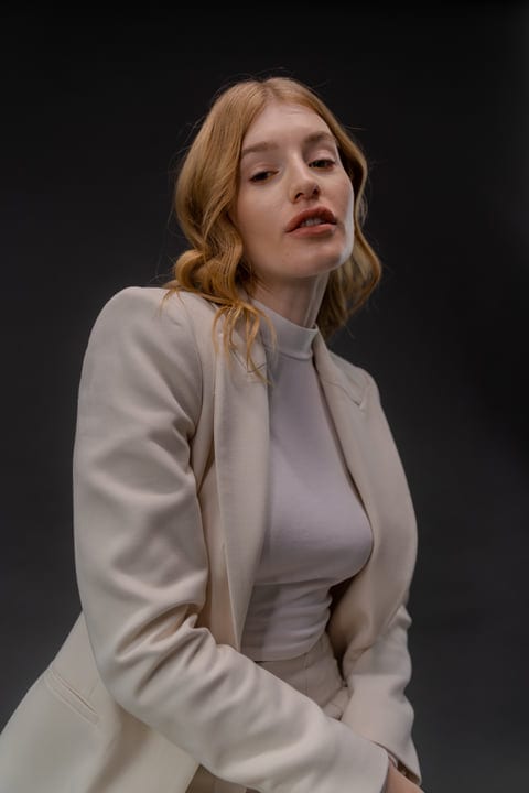 Elegant Confidence In A Professional Studio Portrait