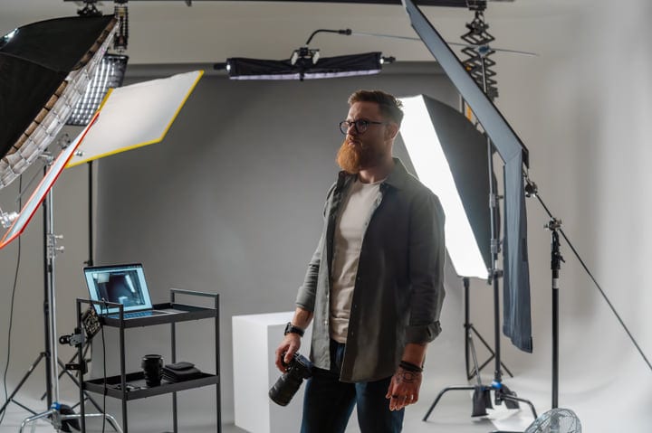 Creative Vision in a Modern Photography Studio Setup