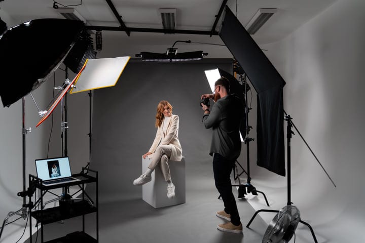 Behind The Scenes Of A Professional Studio Photoshoot