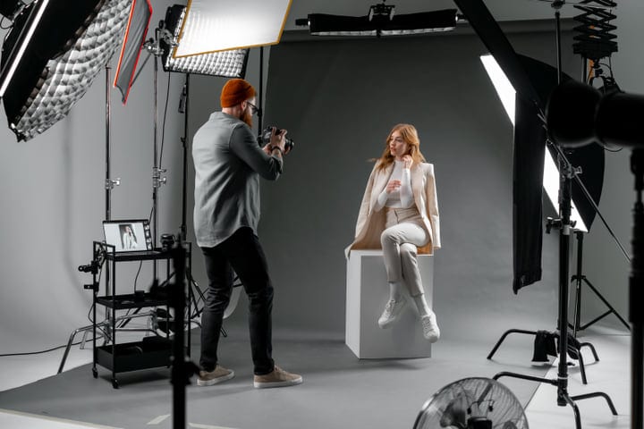 Capturing Elegance In A Modern Photography Studio