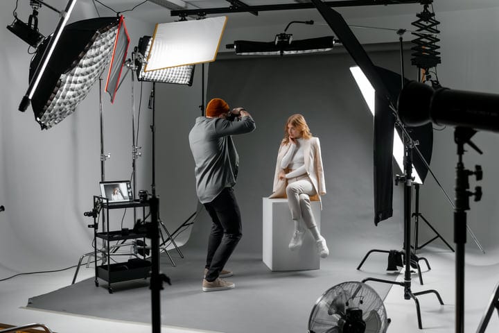 Modern Photographer Captures Elegance In Studio Environment
