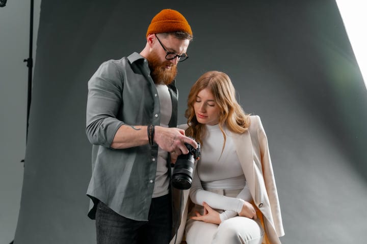 Creative Collaboration Unfolds In The Photographer's Studio