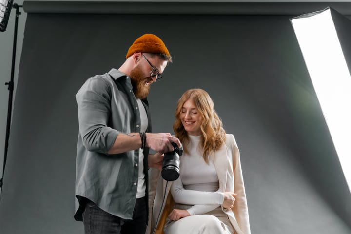 Photographer Shares Joyful Moment In Studio Setting