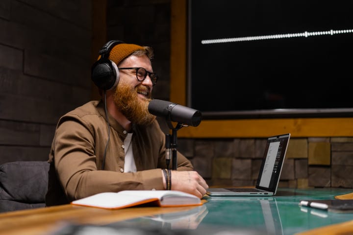 A Podcaster Shares Laughter Behind The Microphone