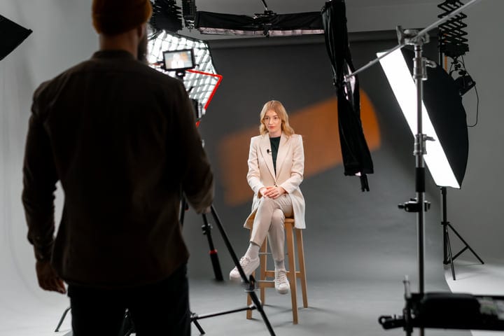 Photographer Captures Elegant Portrait In Studio Setting