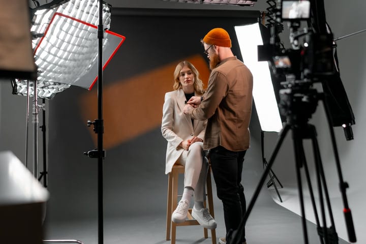Behind The Scenes In A Professional Studio Setup