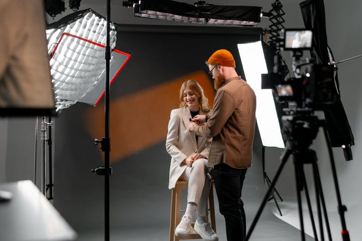 Behind The Scenes In A Professional Photography Studio