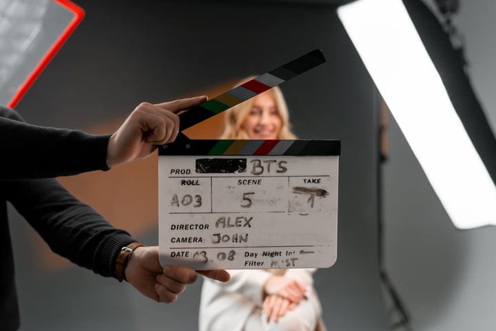 Clapperboard Marks New Beginnings In Studio Environment