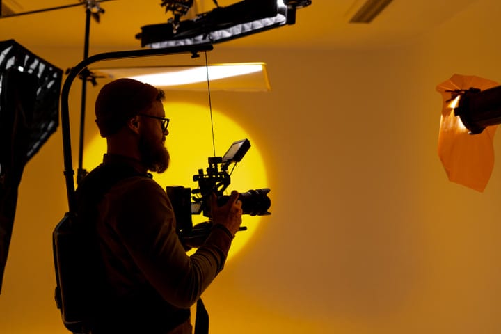 Cinematic Moments Captured In Warm Studio Glow