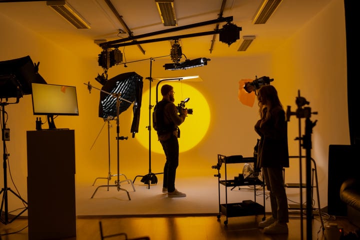 Creative Minds Illuminate Photographer's Studio With Warm Light