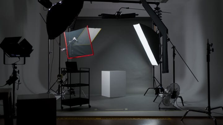 Illuminated Creativity In A Professional Photography Studio