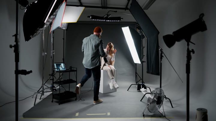 Creative Energy Flows In Professional Photography Studio