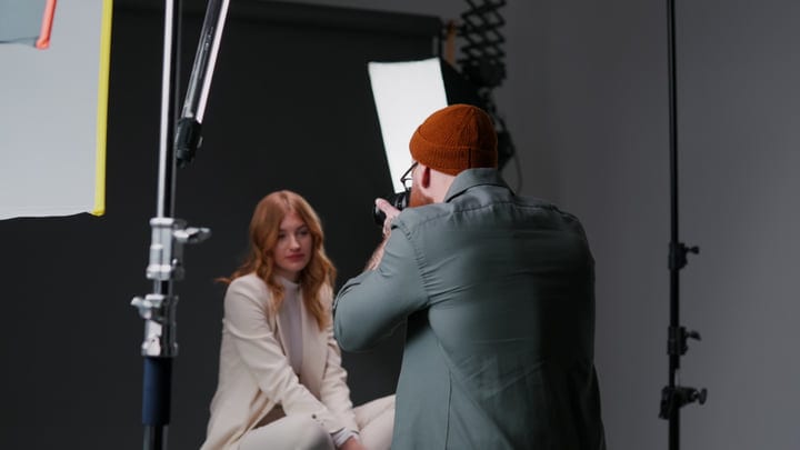 Photographer Captures Authentic Portrait In Studio Setting