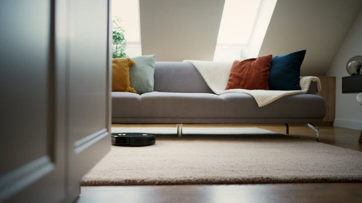 A Cozy Living Room Scene With Modern Comfort