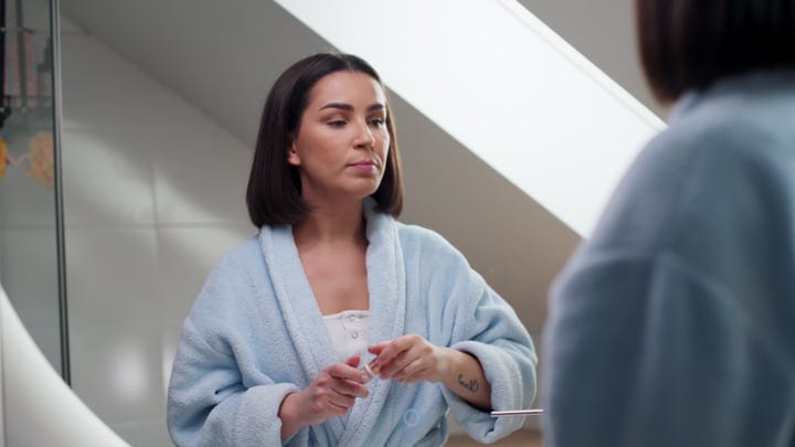 Morning Rituals In A Cozy Attic Bathroom Setting