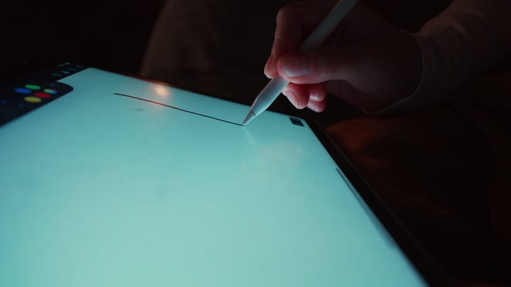 Creative Expression On a Digital Canvas at Home