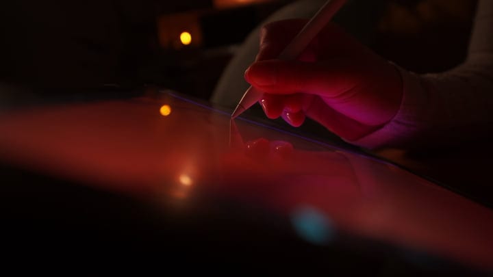 Creative Nighttime Sketching With Digital Tablet