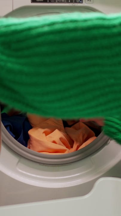 Vibrant Laundry Day Brightens The Home Scene