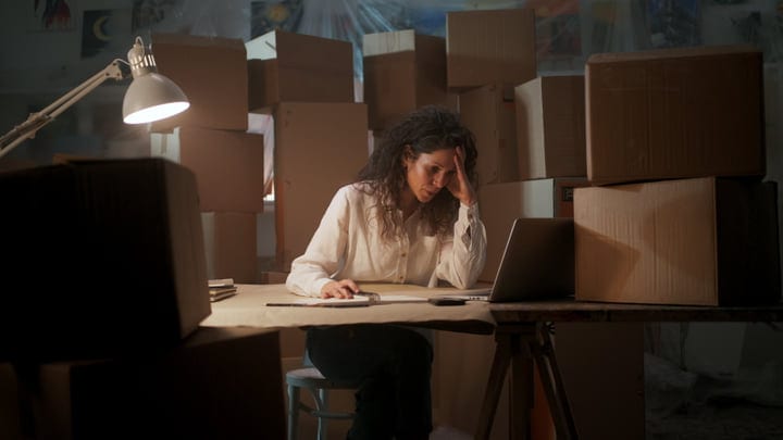 Artist Contemplates Her Next Move in a Cozy Studio