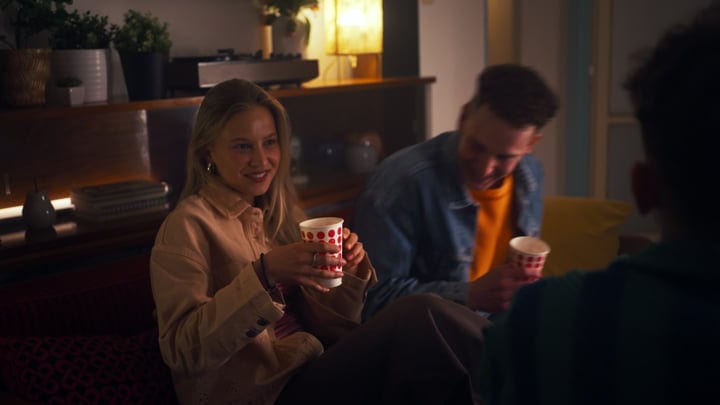 Warm Laughter and Cozy Moments on a Chilly Evening