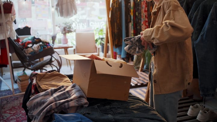 Unboxing New Finds In A Cozy Boutique Setting