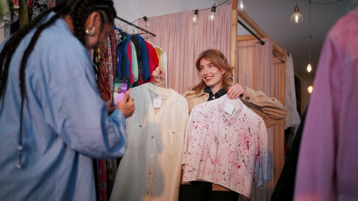 Laughter and Choices in a Boutique Setting