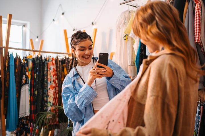Capturing Joyful Moments In A Stylish Boutique Setting