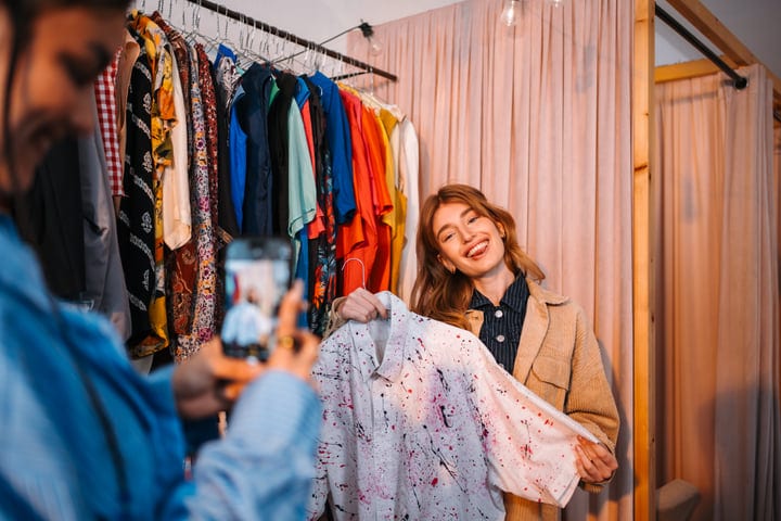 Capturing Joyful Moments While Shopping For Unique Fashion