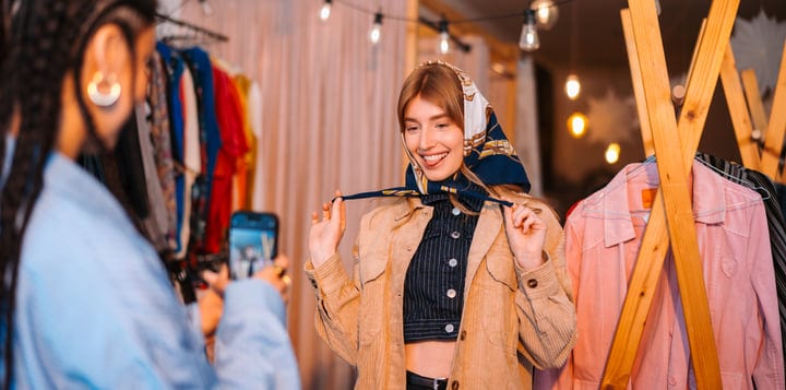 Capturing Joyful Moments In A Boutique Shopping Spree