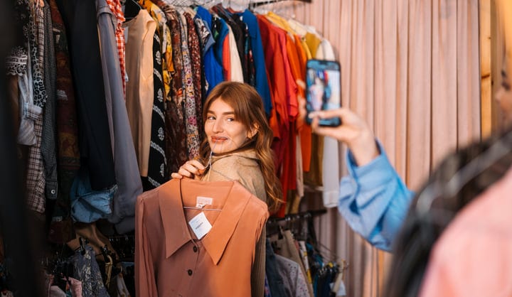 Capturing Joyful Moments While Shopping With Friends