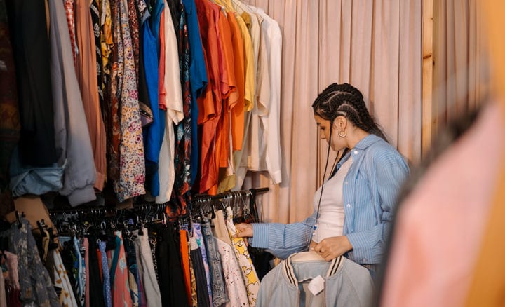 Exploring Vibrant Styles In A Quaint Boutique Setting