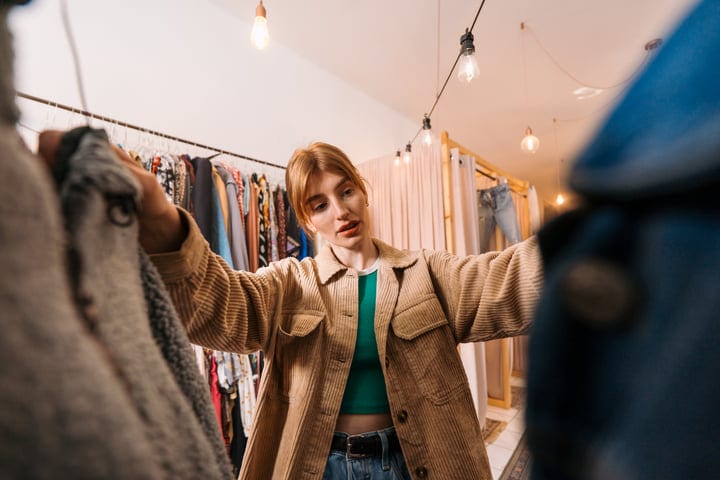 Fashion Discovery In A Cozy Boutique Setting
