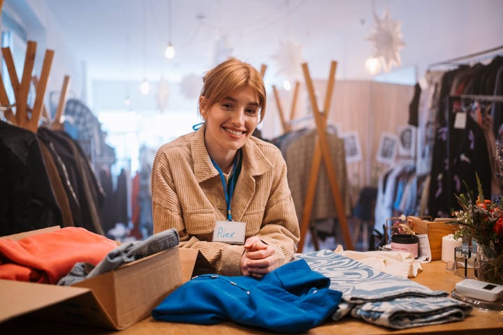 A Friendly Welcome Inside A Cozy European Boutique