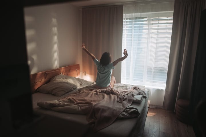 A Gentle Stretch Signals The Start Of A New Day