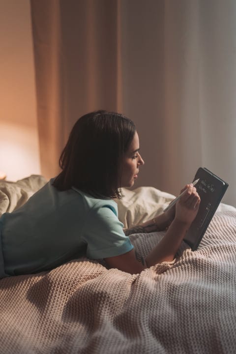 Embracing Technology in a Cozy Morning Routine