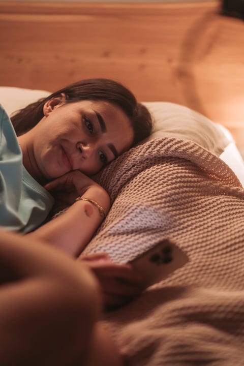 Morning Calm: A Young Woman's Cozy Routine