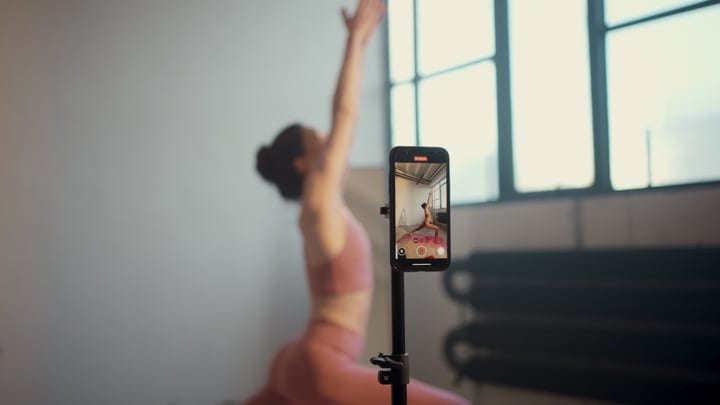 Capturing the Flow of a Home Yoga Session