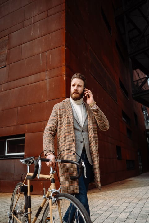 Confident Businessman Navigates City Streets With Ease