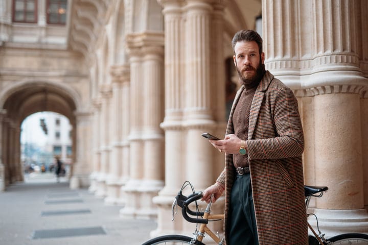 Urban Professional Navigates City Life With Confidence And Style