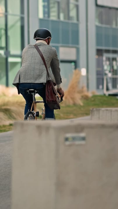 Urban Cyclist Navigates The City With Purpose And Style